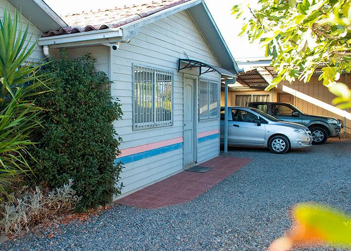 Empresa vista desde el frente